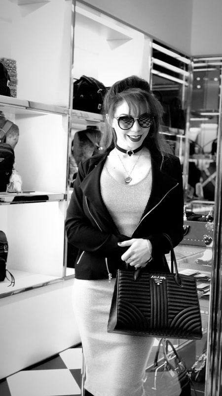 Ludella Hahn in Prada